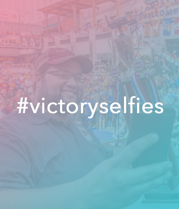 #VictorySelfies