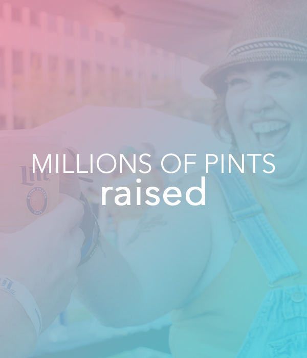 Millions of Pints Raised